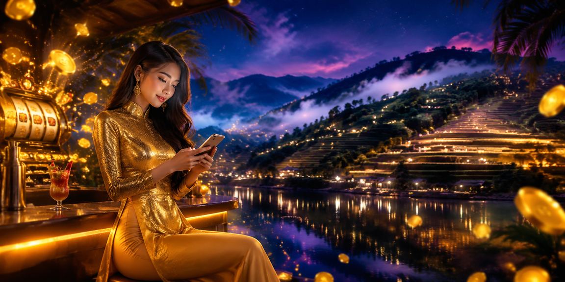 Người chơi tìm hiểu tỷ lệ cược slot game tại Sa Pa trong trang phục truyền thống